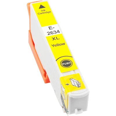 Afbeelding van Activejet AE 2634N Inktcartridge (vervanging voor Epson 26 T2634; Supreme; 12 ml; geel)