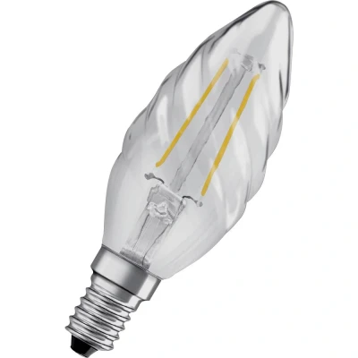 Afbeelding van Osram Led retrofit classic bw 25 2w/827 230v fil e14 bli1 4058075436565