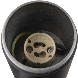 Afbeelding van Slv s tube 75 staande lamp gu10 10w zwart 1007652