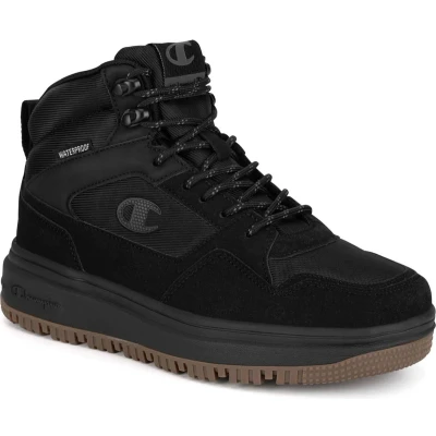 Afbeelding van Champion Rebound Utility MID Unisex Sneakers hoog voor kinderen, Maat: 39, New black Textiel/ synthetisch