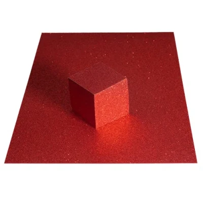 Afbeelding van Papertent A4 Ultra Glitter Kaart, Rood 10 Vellen