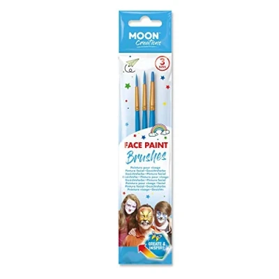 Afbeelding van Moon Creations Face Paint Brushes, Blue