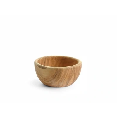 Afbeelding van HENDI kom, decoratieve voor snacks hapjes brood, ø132x(H)65mm, olijfhout