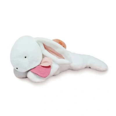 Afbeelding van Doudou et Compagnie Pluche dier reuzenkonijn roze 80 cm Happy Boho DC3858