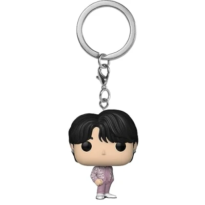 Afbeelding van Funko Pop! Keychain: BTS Jimin nieuwe sleutelhanger vinyl minifiguur om te verzamelen kousenvulling cadeau idee officiële handelsgoederen muziekfans
