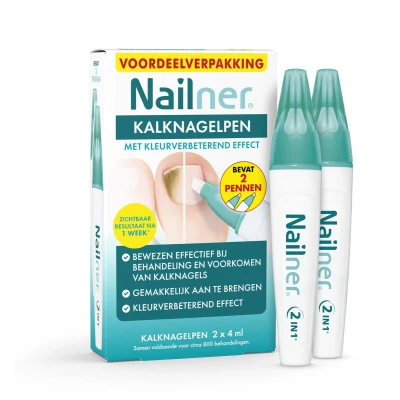 Afbeelding van Nailner Kalknagelpen 2 in 1, 8 ml