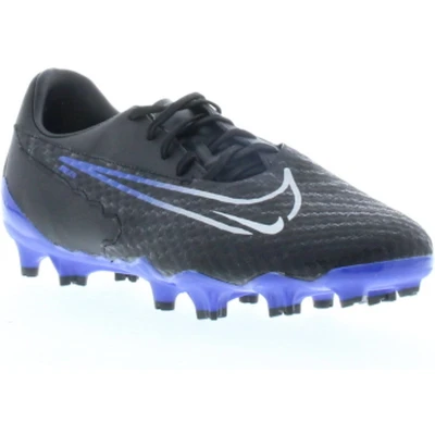 Afbeelding van Nike Performance Phantom GT3 Academy FG/MG Voetbalschoenen met Kunststof noppen, Heren, Maat: 45.5, Black/chrome/hyper royal