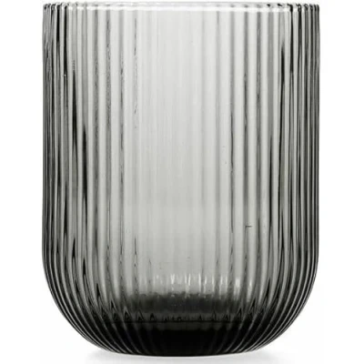 Afbeelding van Glas Bidasoa Fosil Grijs 280 ml (6 Stuks)
