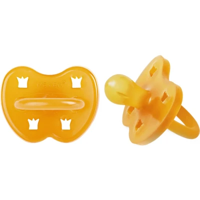 Afbeelding van Hevea fopspeen rond “Classic&#039; 0 3 maanden 100% natuurrubber (set van 2)