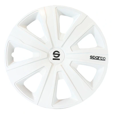 Afbeelding van Sparco 4 Delige Wieldoppenset Palermo 14 inch wit