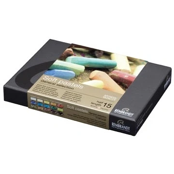 Afbeelding van Rembrandt softpastels, starterset met 15 halve pastels