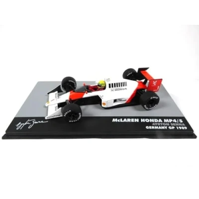 Afbeelding van OPO 10 Formule 1 Auto 1/43 Compatibel met McLaren MP4 / 5# Ayrton Senna Winnaar Duitsland GP F1 1989 724