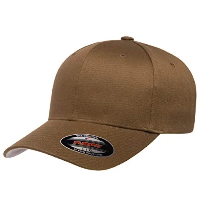 Afbeelding van Flex fit Flexfit Athletic Baseball getailleerd Cap voor heren, Coyote Bruin, L/XL