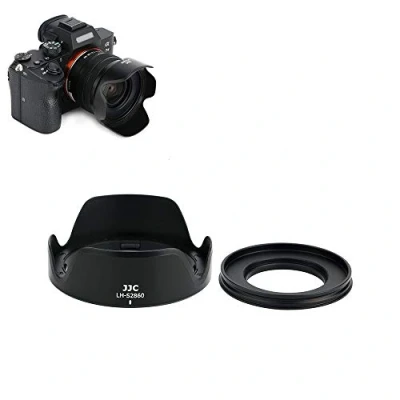 Afbeelding van JJC Lenskap met 40,5 mm adapterring voor Sony FE 28 60mm F4 5.6, 16 50mm F3.5 5.6 lens + Alpha A7 A7C A7S A7R A9 A6000 A6400 A6600