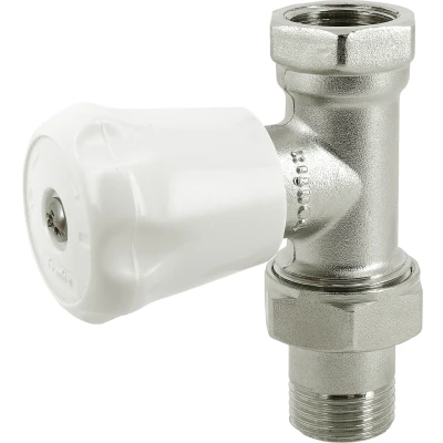Afbeelding van Bonfix Radiatorappendages Radiatorkraan recht met koppeling 1/2