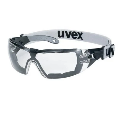 Afbeelding van uvex pheos guard 9192180 Veiligheidsbril Incl. UV bescherming Zwart, Grijs
