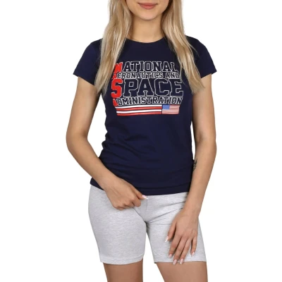 Afbeelding van Nasa Marineblauwe en grijze zomerpyjama voor meisjes, pyjama met korte mouwen / 134
