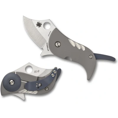 Afbeelding van Spyderco Zakmes Pochi Titanium CPM S45CV PE
