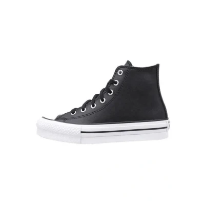 Afbeelding van Converse Chuck Taylor ALL STAR EVA LIFT Sneakers hoog voor kinderen, Maat: 31, Black Leer