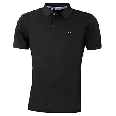 Afbeelding van Calvin Klein Campus poloshirt voor heren Zwart L