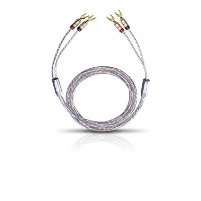 Afbeelding van Oehlbach Twin Mix Two 200 luidsprekerkabelset verzilverd 2 x 6,0 mm², met kabelschoenconnector Made in Germany m glashelder