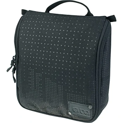 Afbeelding van EVOC WASH POUCH toilettas voor alledaags reizen (reisorganiser met individueel plaatsbare verdelers, uitneembare zakspiegel, geïntegreerde ophanghaak), Zwart