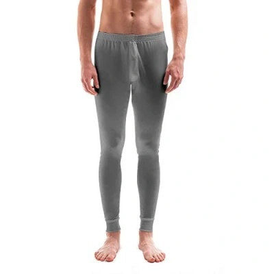 Afbeelding van Jasmine Silk Mens zuivere zijde thermische lange Johns grijs M