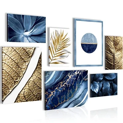 Afbeelding van Abstract 100 x 70 cm Meteen ophangen muurdecoratie wanddecoratie woonkamer canvas schilderijen slaapkamer