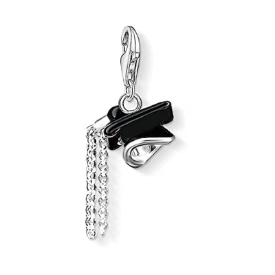 Afbeelding van Thomas Sabo Dameshanger doktershoed 925 sterling Zilver 0463 007 11, Eén maat, zilver, koud email Zirkonia