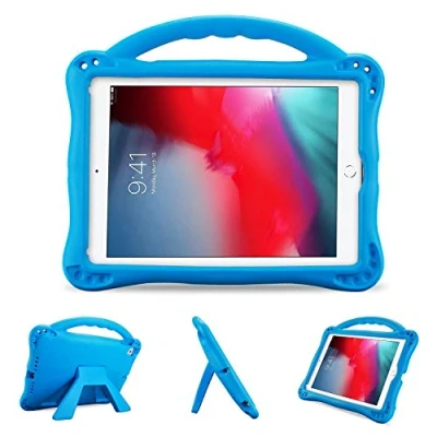 Afbeelding van ProCase kinderhoes voor iPad 9.7 2018 2017 (6e 5e generatie) / Pro Air 2 1 case, kinderen, beschermhoes, licht, schokbestendig, kickstandaard, robuuste met handvat,