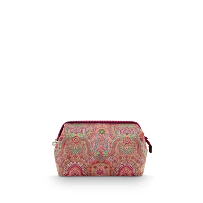 Afbeelding van Pip Studio Cooper Make up Tasje Dames Toilettas Jabali Rood 30x13.8x20.7cm