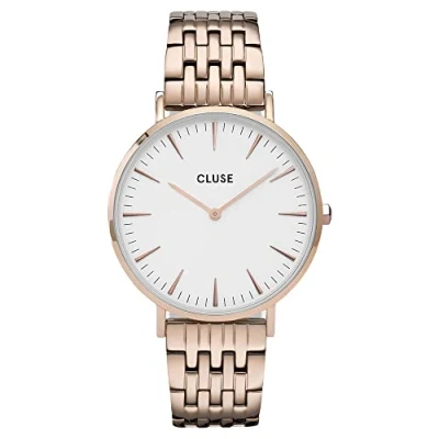 Afbeelding van CLUSE CW0101201024 Horloge La Boheme White Rosegold 38 mm