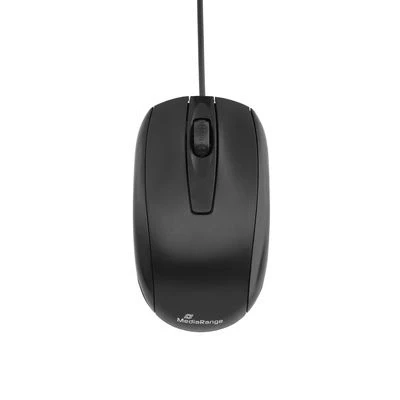 Afbeelding van MediaRange Optische 3 button muis USB zwart