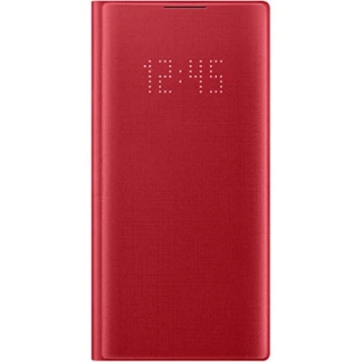 Afbeelding van Galaxy Note 10 Led View Cover EF NN970 Rood Samsung Smartphone Hoesjes Geen Verzendkosten &amp; Morgen In Huis
