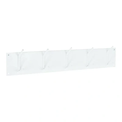 Afbeelding van LOFT42 Factory Kapstok 5 Dubbele Haken Metaal Wit