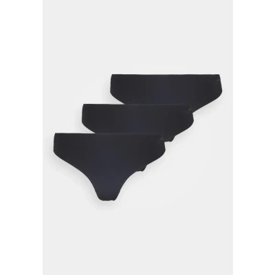 Afbeelding van Björn Borg Performance Thong 3 PACK String, Dames, Maat: Large, Black