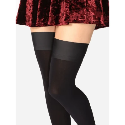 Afbeelding van Merry Style Dames Hold Up Kousen 60 Denier Licht glanzend Elastisch Polyamide MS GB 632 Zwart M L