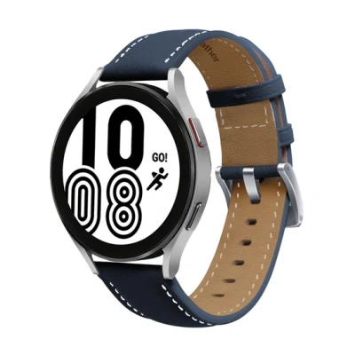 Afbeelding van Garmin Approach S12 / S40 S42 Premium Leather bandje Donkerblauw