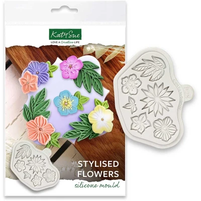 Afbeelding van Katy Sue Mold Bloemen en Bladeren