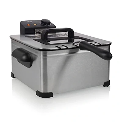Afbeelding van Tristar FR 6949 friteuse 1 grote en 2 kleine Inhoud van 5 L, roestvrij