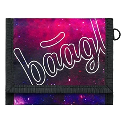 Afbeelding van Baagl Portemonnee voor jongens en meisjes, kleine portemonnee, tienerportemonnee, kinderportemonnee, Galaxy, Modern