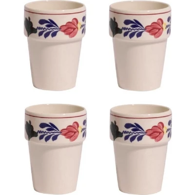 Afbeelding van Boerenbont Melkbeker Sonja set van 4 stuks