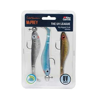 Afbeelding van Abu Garcia Svartzonker McPrey Prerigged (3 pcs) UV Reactive 12mm 10gr Kleur : The League