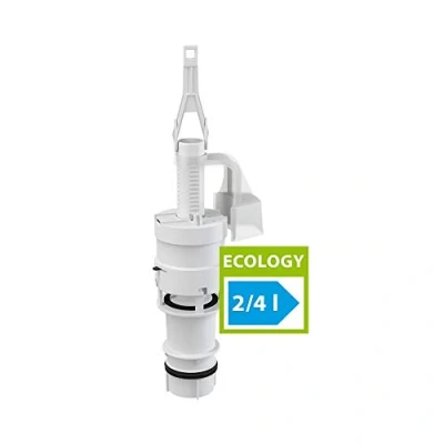 Afbeelding van AlcaPlast A06E waterbesparende krik afvoerventiel voor wc montageelementen 100 en 112 cm hoogte