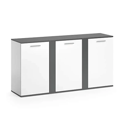 Afbeelding van Vicco Sideboard Novelli, Antraciet/Antraciet, 155 x 80 cm met deuren