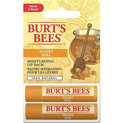 Afbeelding van Burt&#039;s Bees Lippenbalsem Multipack, Chapstick Lippenbalsems Met Honing &amp; Bijenwas, Duo Waardepakket, 2x4.25g