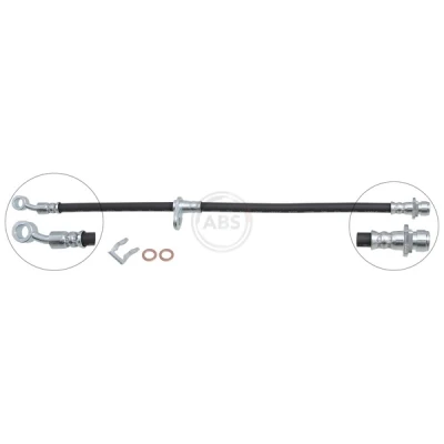 Afbeelding van A.B.S. SL 1170 Remslang 432mm INN M10x1.0 HONDA: CR V IV (RM) 2.2 i DTEC 4WD, 2.0, 2.4 AWD, 1.6 DTEC, 2.0 iVtec, 4WD