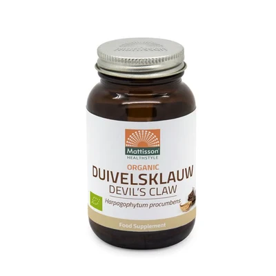 Afbeelding van Mattisson Duivelsklauw Bio, 120 Veg. capsules