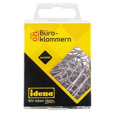 Afbeelding van Idena 334030 paperclips, 120 stuks, verzinkt