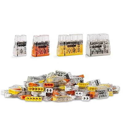Afbeelding van Wago Set van 140 compacte aansluitklemmen 2273 202 203 205 208